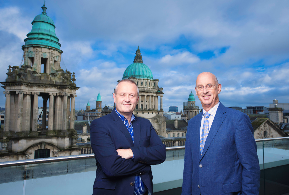 Jeremy Biggerstaff MD of Flint Studios with Ken Montgomery Chairman Founder of Pinnacle