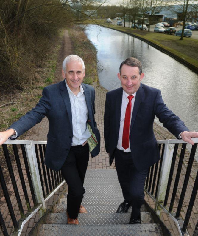 James spencer md of pinnacle with mike smith md of msa sjpg